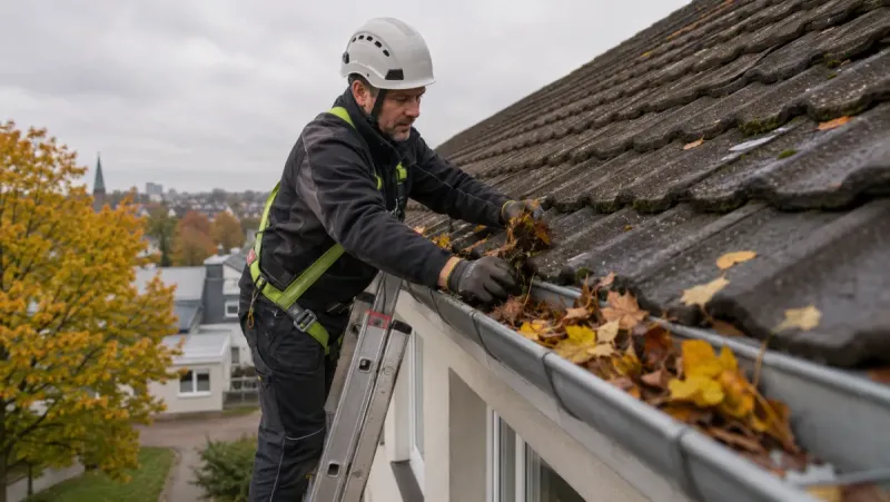 Dachrinne reinigen